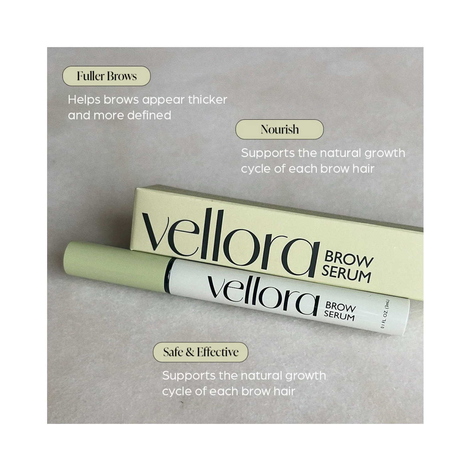 Vellora Brow Serum (3mL in one tube)